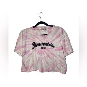 Victoria’s Secret pink beinvenidos crop top♥️